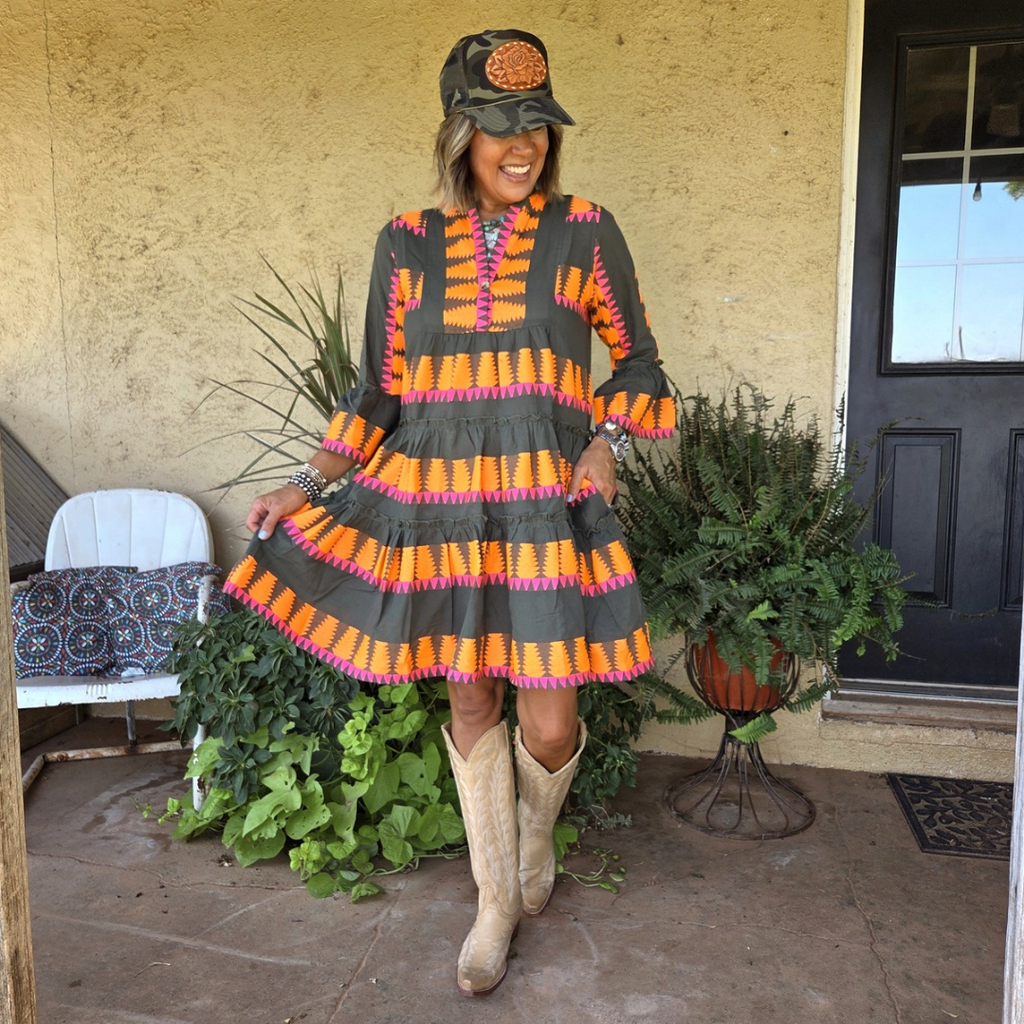 Sister Mary Jacquard Dress – U Bar and Company
