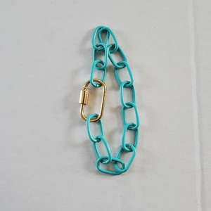 Turquoise Paperclip Bracelet