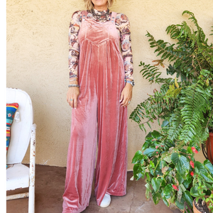 Velvet sales overalls dress