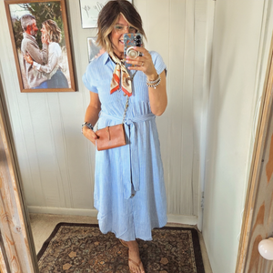 The Spencer Chambray Dress – U Bar and Company