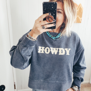 Howdy Cord Sweater
