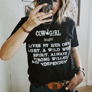 Cowgirl Definition Tee