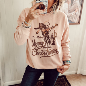 Merry Christmas Cowboy Sweatshirt
