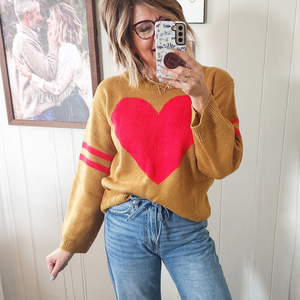 The Varsity Heart Sweater