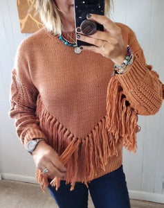 The Blanche Fringe Sweater